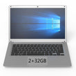 14.1 inch Laptop With 2+32G Office Laptop Quad Core Window10 6000mAh Battery Notebook Computer