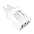 18W 3 holes USB Charger Adapter Quick Charge 3.0/2.0 Fast Mobile Phone Charger QC3.0 EU Plug for iPhone Samsung Xiaomi Huawei