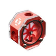 2019 New Octagon Aluminum Acrylic PC Liquid Cooling Water Tank Water-cooling Flow Meter Cooler For Desktop Water Cooling System