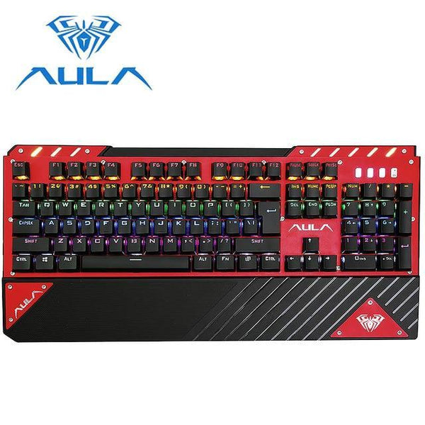 AULA Mechanical Gaming Keyboard RGB Backlit Metal Panel