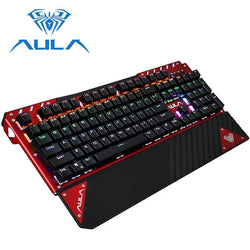 AULA Mechanical Gaming Keyboard RGB Backlit Metal Panel