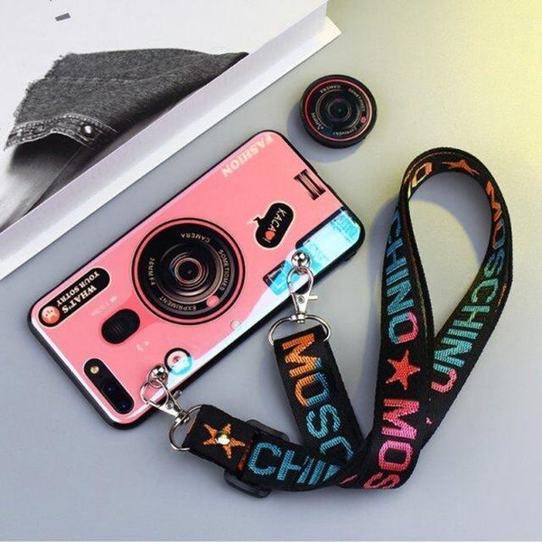 Case for Samsung A320 520 720 A50 70 40 30 20 10 A5 A8 2018 A6 A8 Plus A6S A8S A2core Electroplated Blue Camera Phone Cases