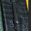Crocodile pattern with Bracket Back Phone Cover for iPhone XS Max XS XR X Anti-drop High-grade Leather for iphone 6 6s 7 8 Plus