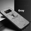 Deer Cloth Texture Phone Case For Samsung Galaxy S8 9 Plus Note 9 8 Business Cover