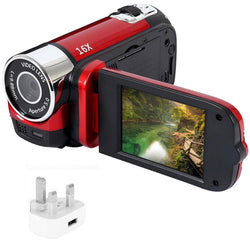 Digital Camera 1080P Video Record Clear Night Vision Anti-shake LED Light Timed Professional Camcorder