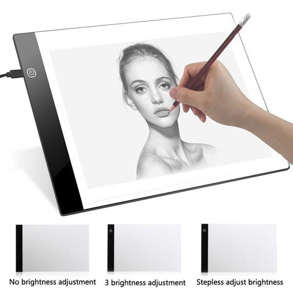 Digital Graphic Tablet A4 LED Artist Thin Art Stencil Drawing Board