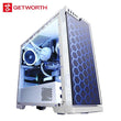 GETWORTH S8 Desktop Computer I7 8700 GTX1070 180G SSD 1TB HDD Full White Series Win10 PUBG 8G RAM ASUS Z370 Water Cooling