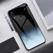 GFAITH Tempered Glass Case For Samsung Galaxy A50 Feather Print Cover For Samsung Galaxy A30 A20 A10 A40 S9 A70 Phone Cases S10