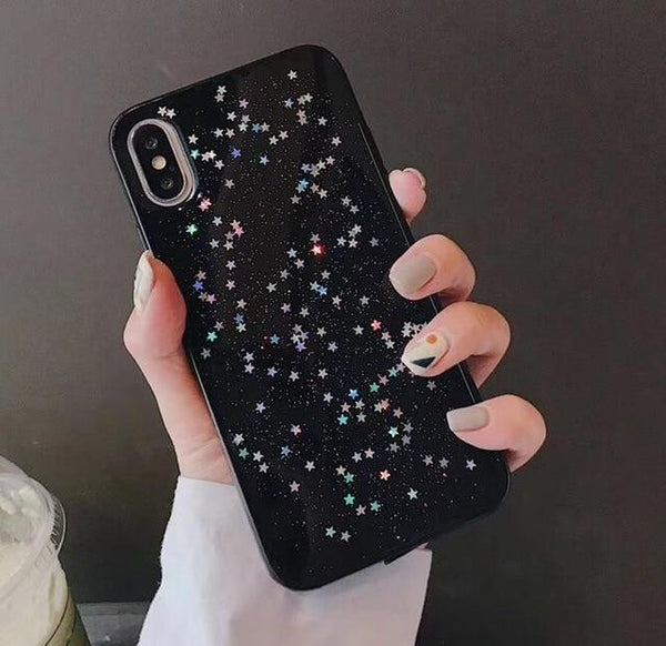 Glitter Sequins stars soft silicone case For Samsung Galaxy A30 A10 A20 A40 S A60 A70 A50 Phone bags J4 J6 2018 Cover A9S A750