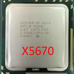 Intel Xeon X5670 (12M Cache, 2.93 GHz, 95W,6.40 GT/s Intel QPI) LGA1366 PC computer Server CPU Processor