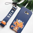J3 J5 J7 Soft Case for Etui Samsung Galaxy J5 2017 EU Case 3D Kawaii Lanyard silicone Cover for Samsung J3 J5 J7 2016 Phone Case