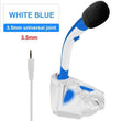 KEXU Wired Microphone USB Studio Gaming 360 Omnidirectionnel PC Microphone for Computer Desktop Professional Dual Mic LED Mic