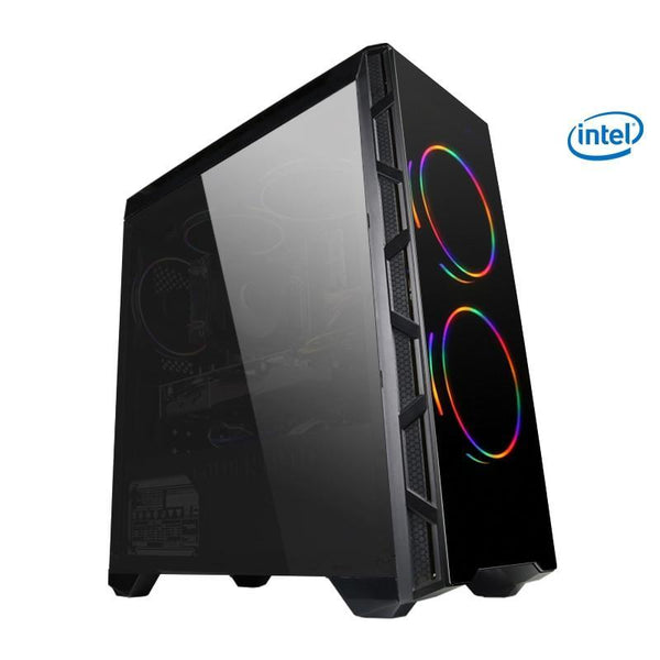 Kotin S2 Gaming Desktop PC Computer For PUBG Intel i5 8400 GTX 1050Ti 4GB GPU B360 Motherboard 8GB RAM 180GB SSD 5 Colorful Fans