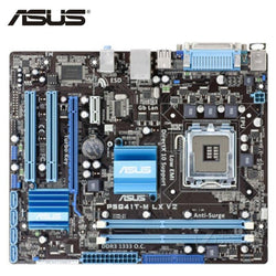 LGA 775 ASUS P5G41T-M LX V2 Motherboard DDR3 8GB G41 P5G41T-M LX V2 Desktop Computer Mainboard PCI-E X16 VGA P5G41T Used