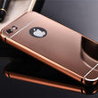 Luxury Aluminum For iphone 5 5S SE Phone Case Metal Frame Acrylic PC Mirror Shockproof Back Cover For iphone On 4 4S 5 5S Cases
