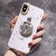 Luxury Blingbling Diamond Phone Holder cases For iPhone 6 6SP 8 Plus 7Plus X XS MAX XR Phone Case Glitter stars Capa Funds