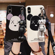 Luxury Hot Japan brand 3D Keychain cute Cartoon Silicone lanyard phone case for iphone X XR XS Max 7 8 plus 6S cover