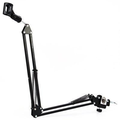 NB-35 Professional Microphones Adjustable Metal Suspension Scissor Arm Microphone Stand Holder For Mounting On Desk Table Top