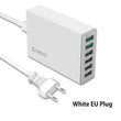 ORICO QSL-6U 6 Ports QC2.0 Quick USB Charger Mobile Phone Charger  for Samsung Huawei LG Iphone Adapter EU/US/UK/AU Plug