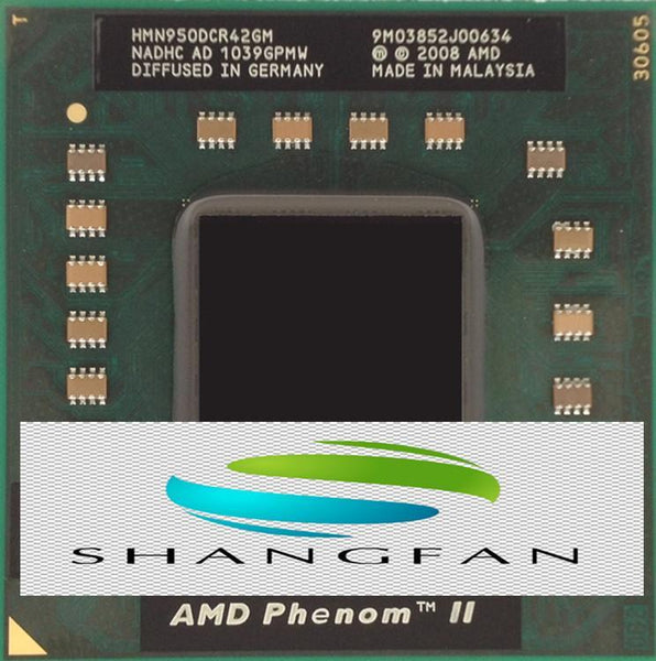 Original AMD Phenom cpu processor Quad Core N950 N 950 HMN950DCR42GM 2.1Ghz/2M Socket S1 638 pin PGA Computer CPU