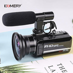 Original KOMERY Video Camera 3.0 inch Touch Screen 2400w Pixel 8X Digital Zoom Support WiFi Factory Outlet Three-year Warranty