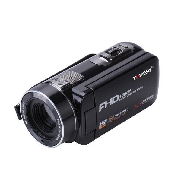 KOMERY Video Camera Full HD Portable Digital Camcorders 16X Digital Zoom 3.0" Touchscreen Digital Anti-shake Camera