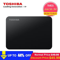 Original Toshiba 1TB External Mobile HDD 2.5