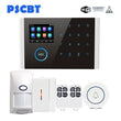PSCBT WIFI GSM Wireless Home Business Burglar Security Alarm System APP Control Siren PIR Window Smoke Sensor Doorbell Linkage