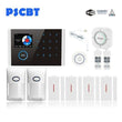 PSCBT WIFI GSM Wireless Home Business Burglar Security Alarm System APP Control Siren PIR Window Smoke Sensor Doorbell Linkage