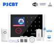 PSCBT WIFI GSM Wireless Home Business Burglar Security Alarm System APP Control Siren PIR Window Smoke Sensor Doorbell Linkage