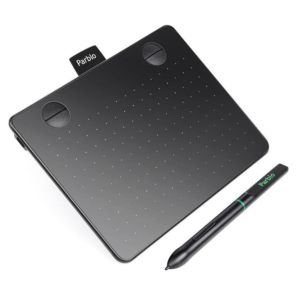 Parblo A640 7.2"x5.9" Signature Art Design Professional Graphics Drawing Tablet with 4 Shortcut Keys 8192 Pen Pressure 5080LPI