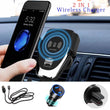 QI Wireless Charger 10W Mobile Phone Fast Charger Bracket Mount Car Air Vent Phone Holder For iPhone XS XR X 8 Samsung Huawei