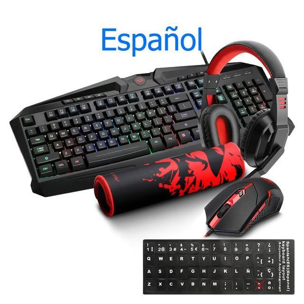 Redragon USB Gaming Membrane RGB Multi Language Keyboard