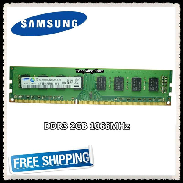 Samsung Desktop memory DDR3 2GB 4GB 1066MHz 2G PC3-8500U PC RAM 1066 8500 computer