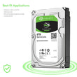 Seagate ST6000DM003 6TB Desktop HDD Internal Hard Disk Drive 5400 RPM SATA 6Gb/s 256MB Cache 3.5 inch HDD Drive Disk Computer