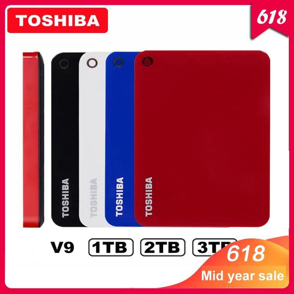 Toshiba Canvio Advanced V9 USB 3.0 2.5 " 1TB 2TB 3TB HDD Portable External Hard Drive Disk Mobile 2.5 For Laptop Computer