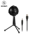 USB Condenser Microphone Studio Recording Cardioid Computer Microphone Professional Karaoke Gaming Foldable Tripod for Desktop