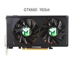 Used  Genuine Graphics Card GTX660 2GB GDDR5 192 Bit video card for nNIVDIA gaming computer desktop map stronger than GTX750TI