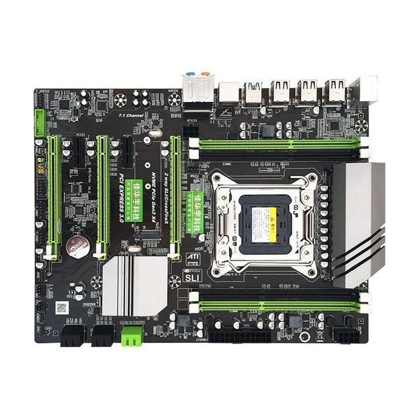 X79T DDR3 PC Desktops Motherboard LGA 2011 CPU Computer 4 Channel Gaming Support M.2 E5-2680V2 i7 SATA 3.0 USB 3.0 for Intel B75