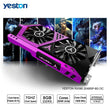 Yeston Radeon RX 580 GPU 8GB GDDR5 256bit Gaming Desktop computer PC Video Graphics Cards support DVI-D/HDMI PCI-E X16 3.0