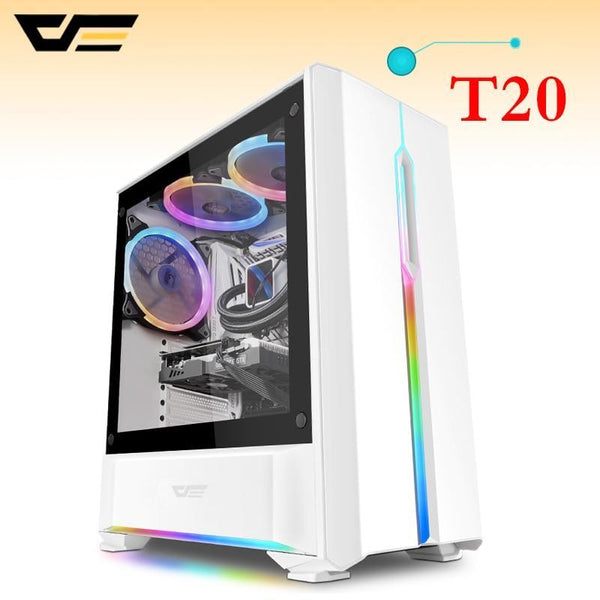 T20 Tempered Glass ATX M-ATX ITX USB Computer Case