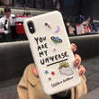 maosenguoji luxury Embroidery Cortex Planet funny Mobile Phone Case for iphone 6 6s plus 7 8 plus X 10 XR XS MAX fashion Couple