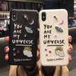 maosenguoji luxury Embroidery Cortex Planet funny Mobile Phone Case for iphone 6 6s plus 7 8 plus X 10 XR XS MAX fashion Couple